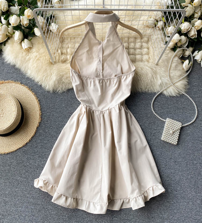 Front Buttons Dress