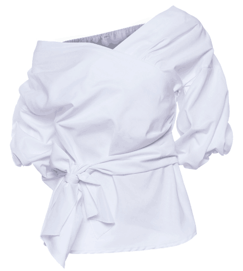 Off The Shoulder Cross Top, top, VIVIMARKS
