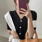 V Neck Knit Top