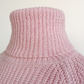 High neck strapless sweater dress