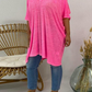 See-through V Neck Top