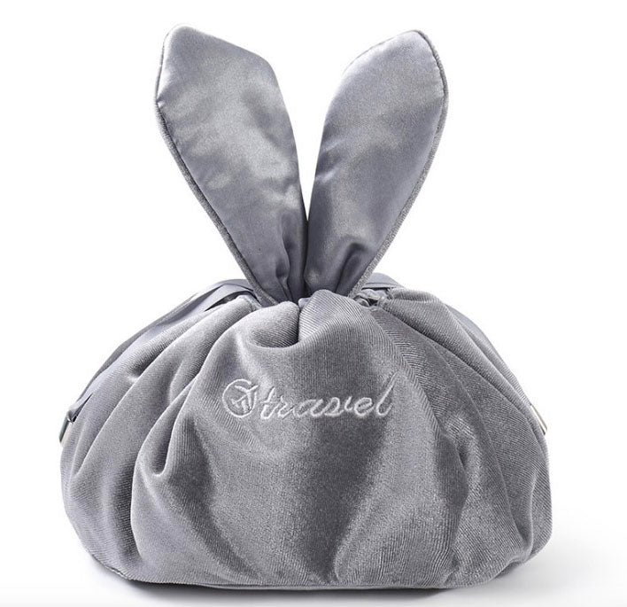 Rabbit Ears Drawstring Cosmetic Bag