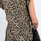 Round Neck Camouflage Top