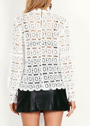 Lace Hollow Top, top, VIVIMARKS