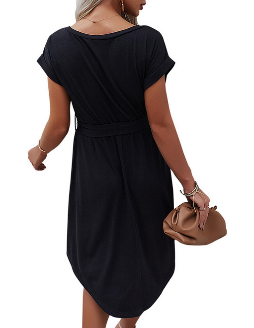 Solid Color Dress