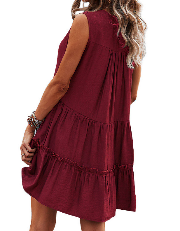Sleeveless Casual Dress