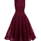 Sleeveless Lace Dress