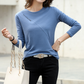 Pure cotton casual long-sleeved T-shirt
