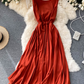 Fold Sleeveless Dress