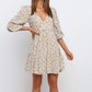 Floral Half Sleeve Dress