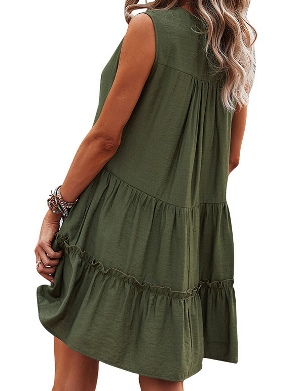 Sleeveless Casual Dress