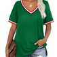 Casual. V Neck Top