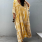 Colorful Slit Cover Up