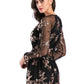 Sequins V Neck Romper