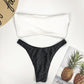 Sequins Irregular Bikini Set