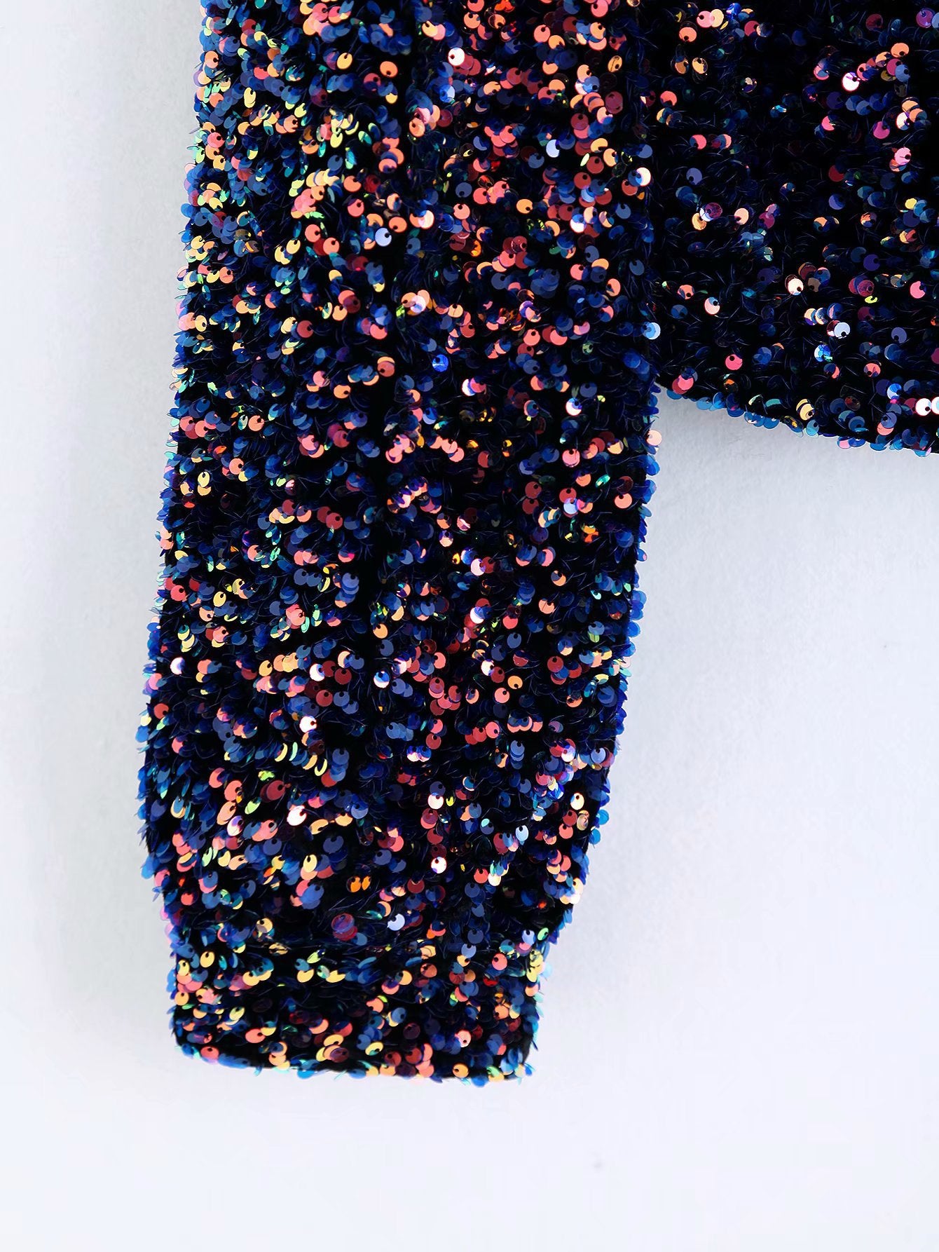 Sequins One Shoulder Top
