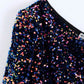 Sequins One Shoulder Top