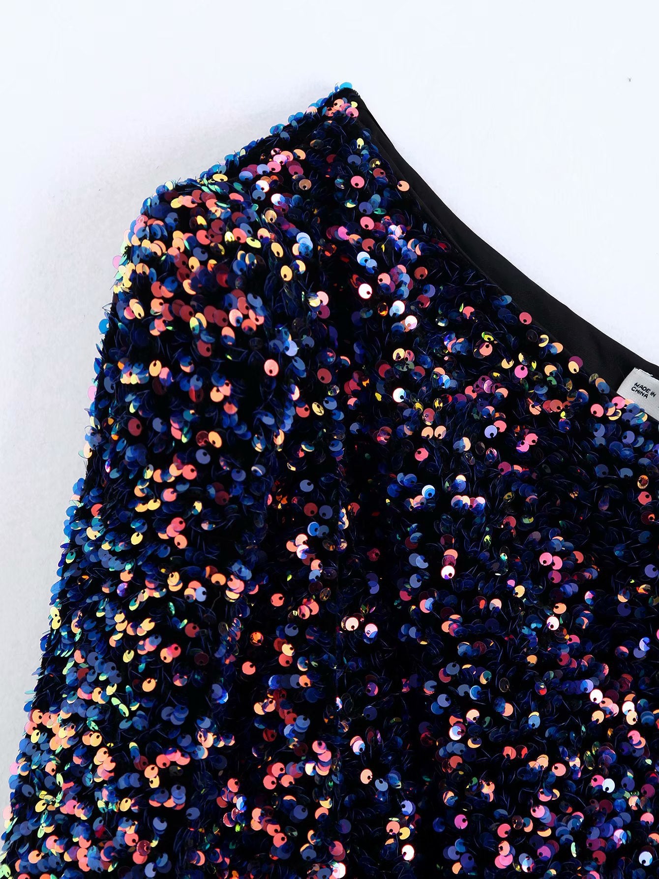 Sequins One Shoulder Top