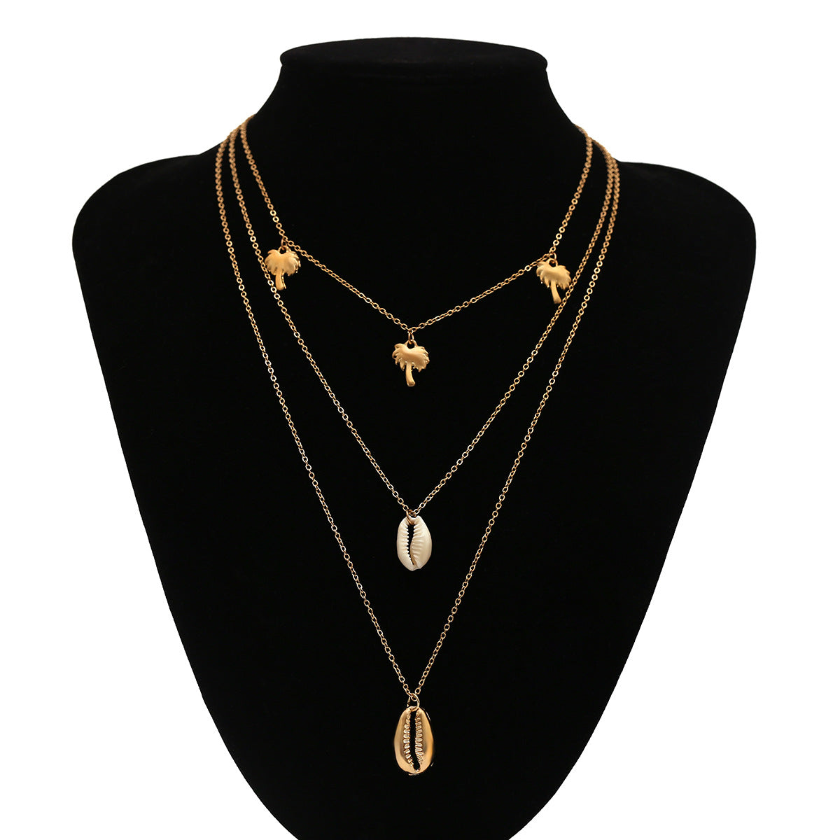 Shell Coconut Tree Necklace