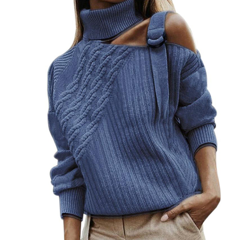 Shoulder Hollow Out Sweater