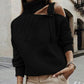 Shoulder Hollow Out Sweater