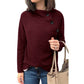 Side Buttons Sweatshirt