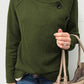 Side Buttons Sweatshirt