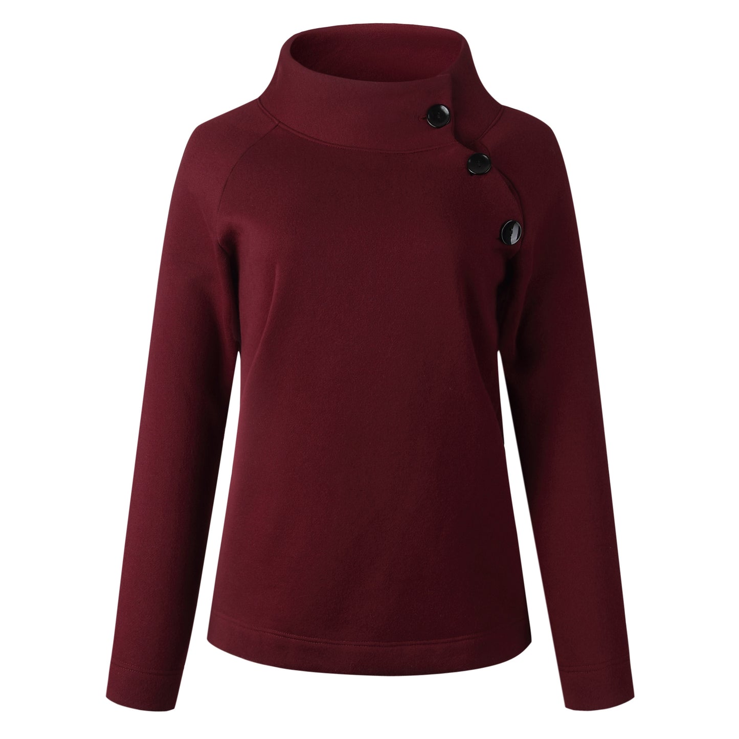 Side Buttons Sweatshirt