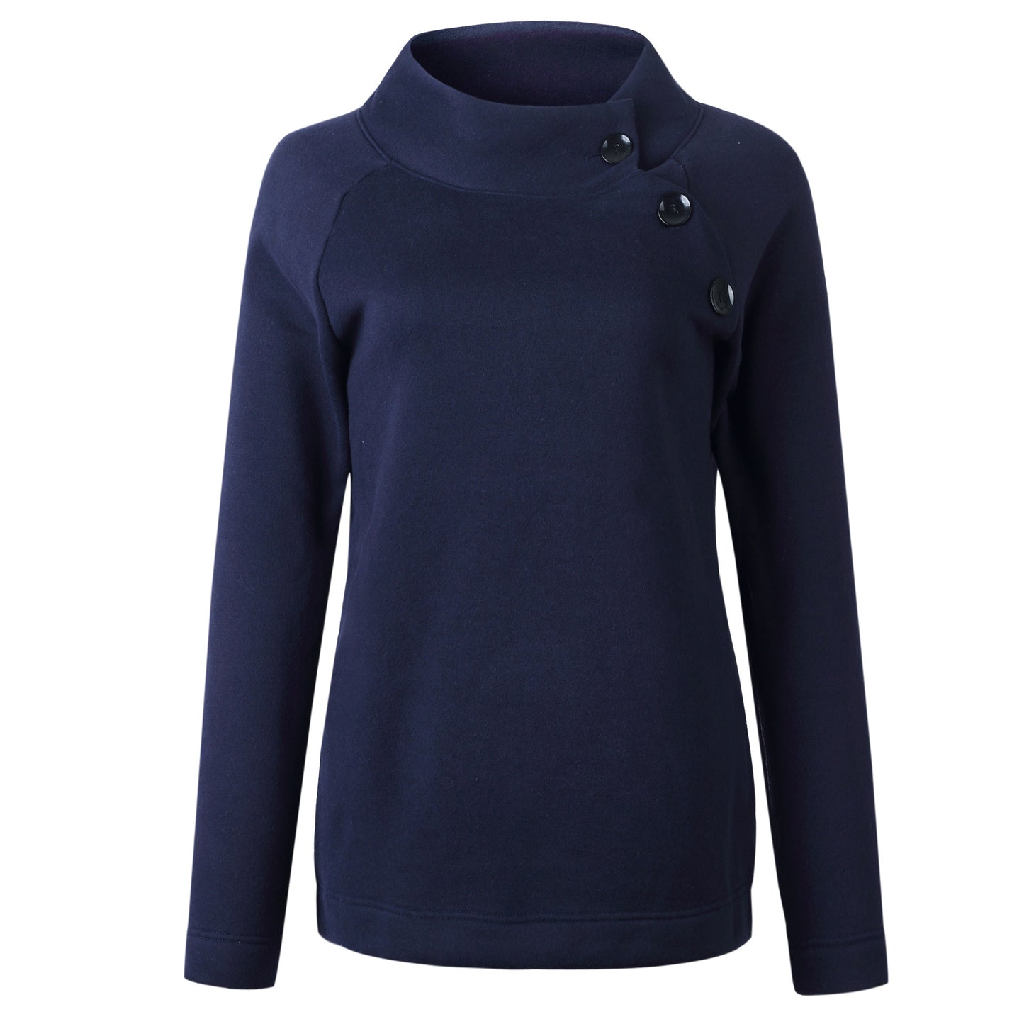 Side Buttons Sweatshirt