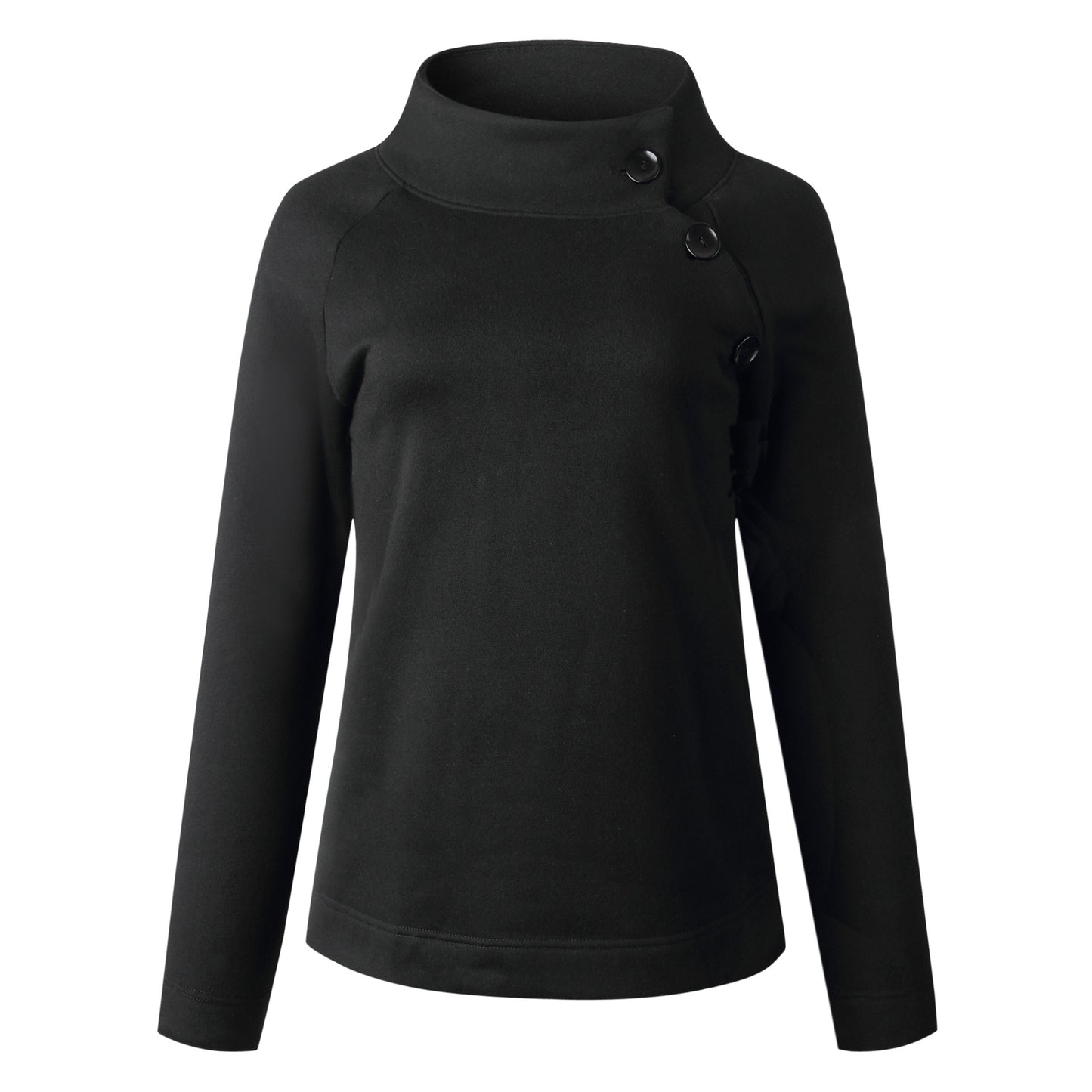 Side Buttons Sweatshirt