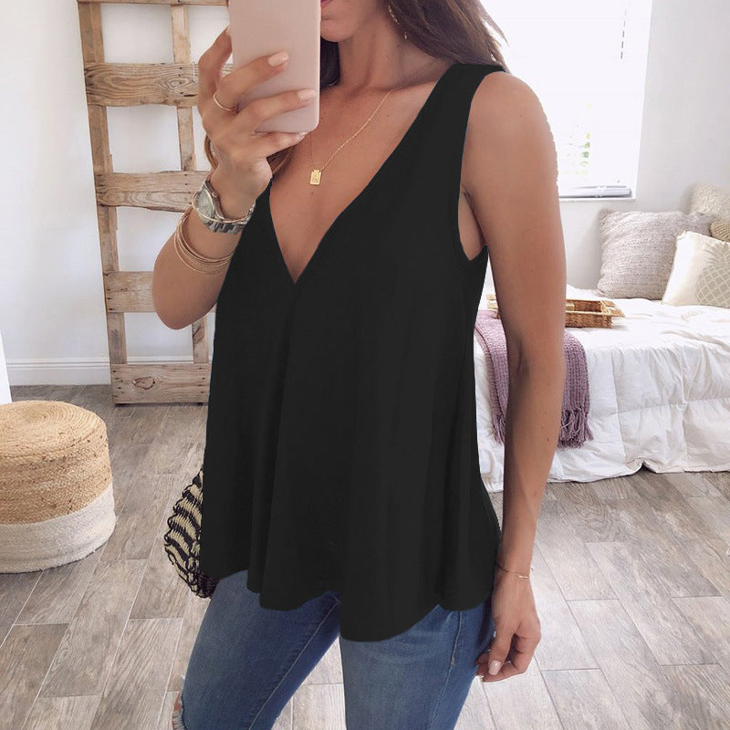 Sleeveless Chiffon Top