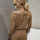 Solid Color Casual Romper