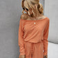 Solid Color Casual Romper