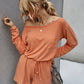 Solid Color Casual Romper
