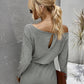 Solid Color Casual Romper