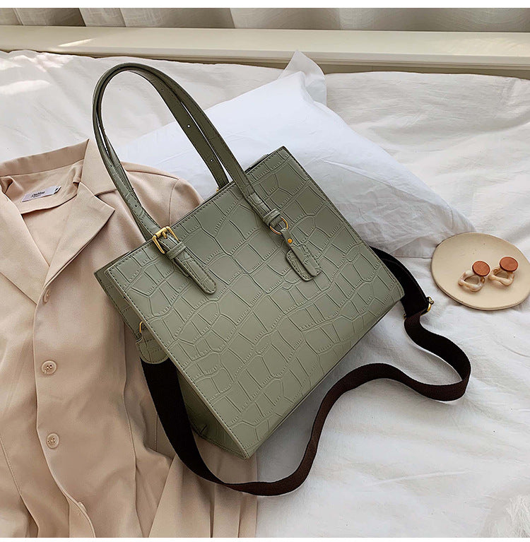 Solid Color Handbag