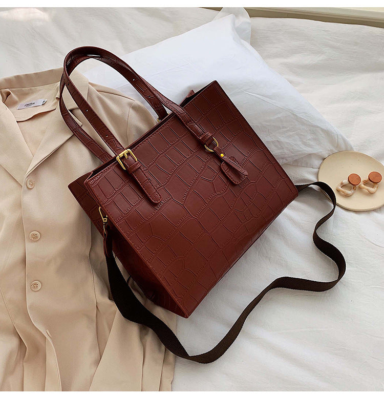 Solid Color Handbag