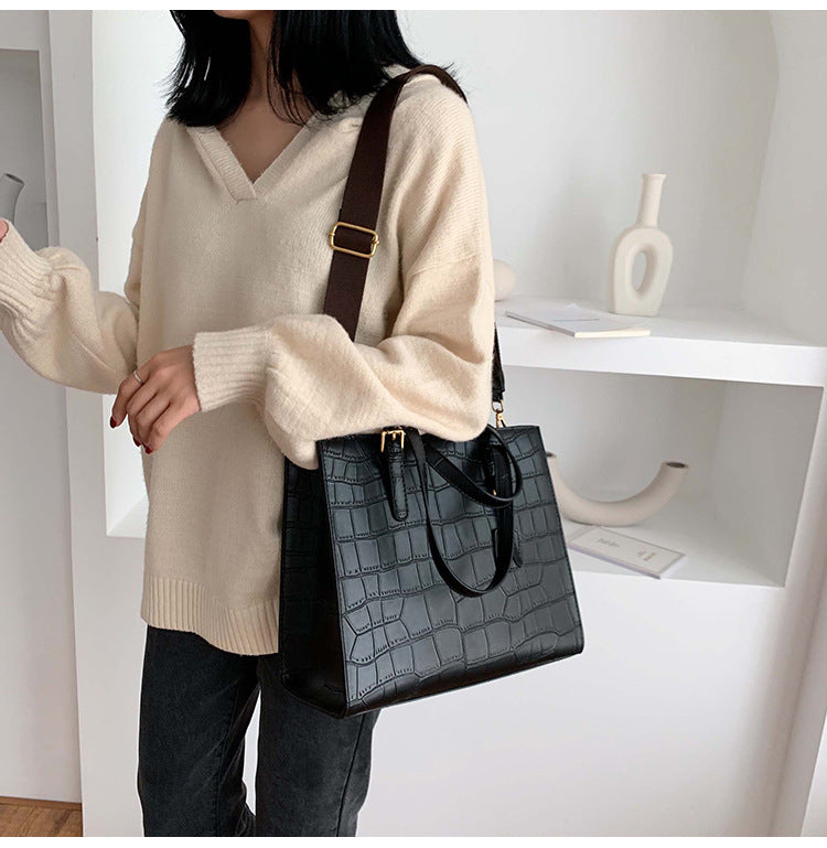 Solid Color Handbag
