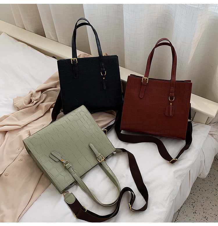 Solid Color Handbag