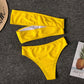 Solid Color Bikini Set