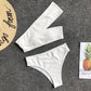 Solid Color Bikini Set