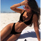 Solid Color Bikini Set