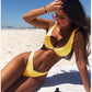 Solid Color Bikini Set
