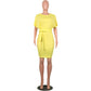 Solid Color Dress