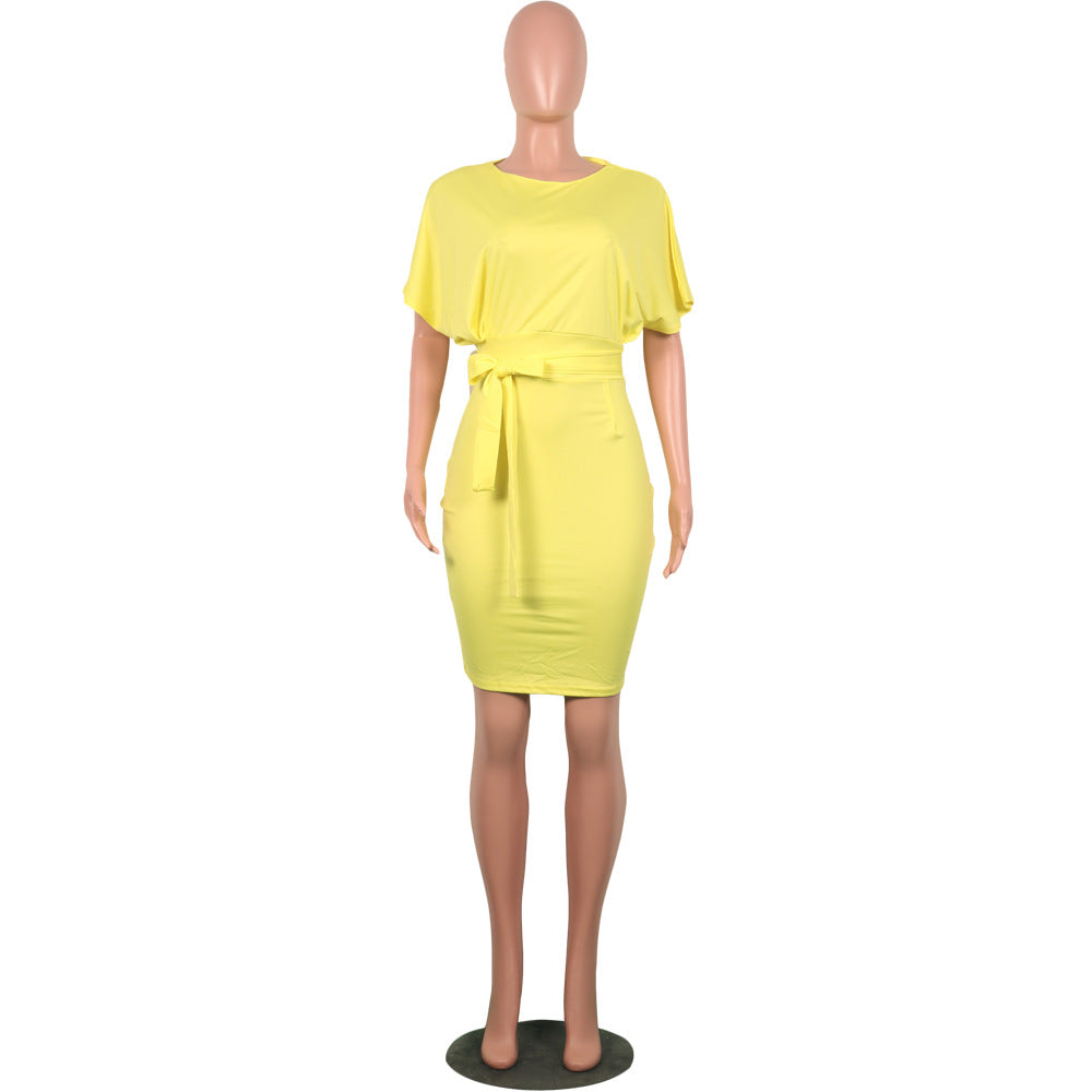 Solid Color Dress