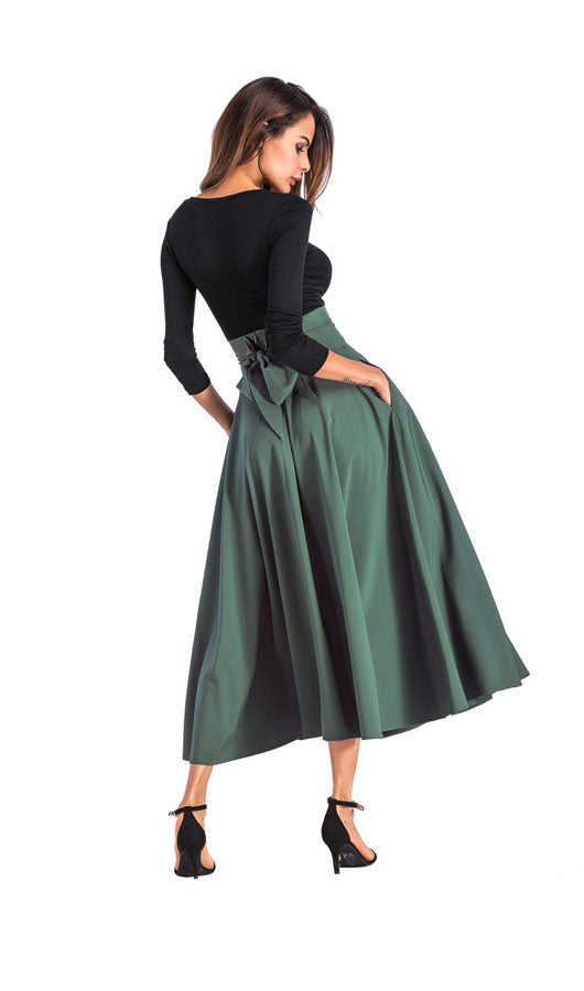 Solid Color Skirt