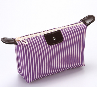 Stripe Cosmetic Bag