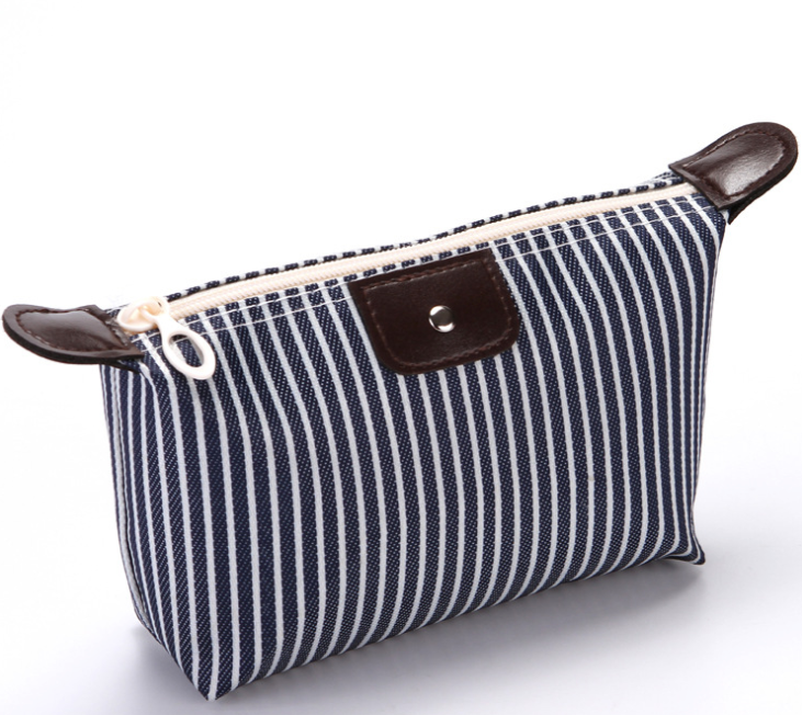 Stripe Cosmetic Bag