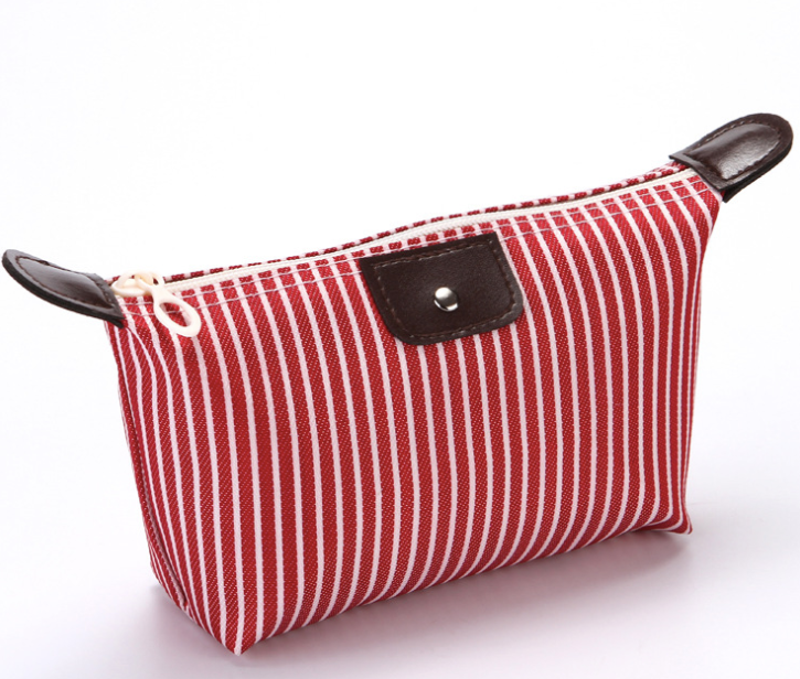 Stripe Cosmetic Bag