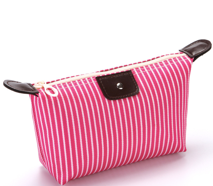 Stripe Cosmetic Bag